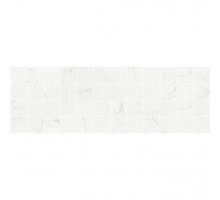 Rock декор мозаичный белый 20x60