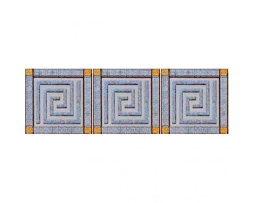 Пальмира комплект стеклянных вставок (3шт/компл.) серый 5,50x16,50