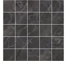 Olimpus декор мозаичный чёрный 25x25