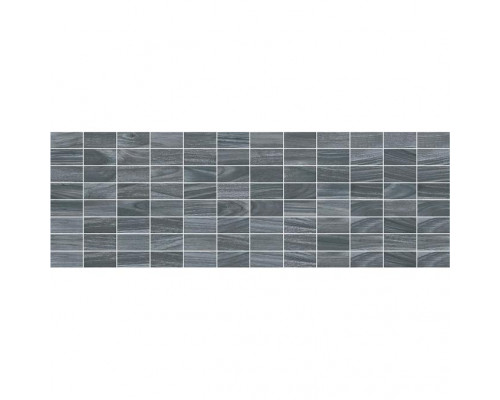 Zen декор мозаичный чёрный 20x60