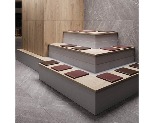 Керамогранит Estima Gabbro GB02 серый 1200x600x10 мм
