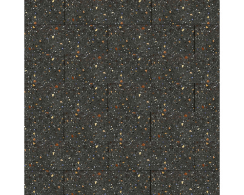 Плитка облицовочная Керамин Мари Эрми 1Д черная матовая 750x250x10 мм
