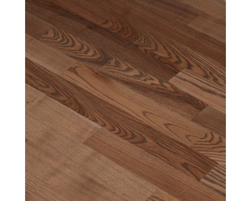 Паркетная доска Polarwood ясень электро 1,678 кв.м 14 мм трехполосная брашированная