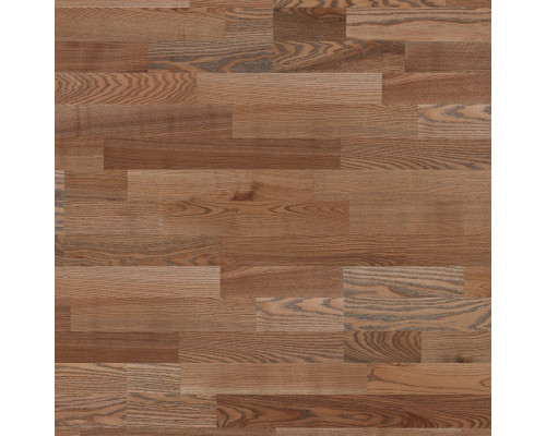 Паркетная доска Polarwood ясень электро 1,678 кв.м 14 мм трехполосная брашированная