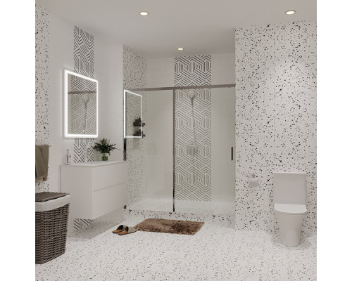 Плитка облицовочная Lavelly Skandi Lines белая 400x200x8 мм