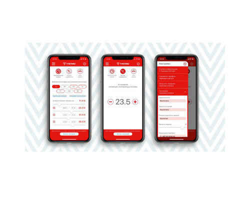 Терморегулятор электронный сенсорный для теплого пола Thermo TI-700 NFC белый с поддержкой NFC