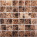 Мозаика, нат. мрамор Classic DARK EMPERADOR POLISHED 48x48