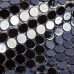 Стеклянная мозаика Circle 6005 Black BR