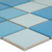 Керамическая мозаика 5x5 см Light Blue Mix Glossy 48x48
