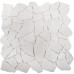 Мозаика, нат. мрамор Broken SPLIT WHITE MATT