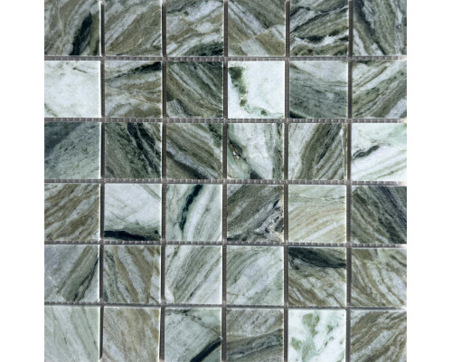 Мозаика нат. мрамор Classic GREEN MARBLE 48x48
