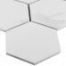 Керамическая мозаика Geometry Hexagon big Carrara Matt 95x110