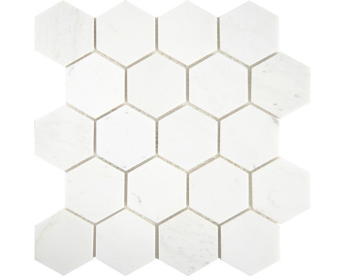 Мозаика, нат. мрамор Hex HEXAGON VMwP 64x74