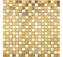 Стеклянная мозаика  Metal Mix Gold 15x15
