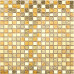 Стеклянная мозаика  Metal Mix Gold 15x15