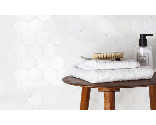 Мозаика, нат. мрамор Hex HEXAGON VMwP 64x74