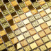 Стеклянная мозаика  Metal Mix Gold 15x15