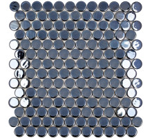 Стеклянная мозаика Circle 6005 Black BR