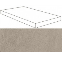 W. Silve Grey Scalino Angolare SX 30x60 Lap/В. Сильвер Грей Ступень Угловая Лаппато 33х60 Лс