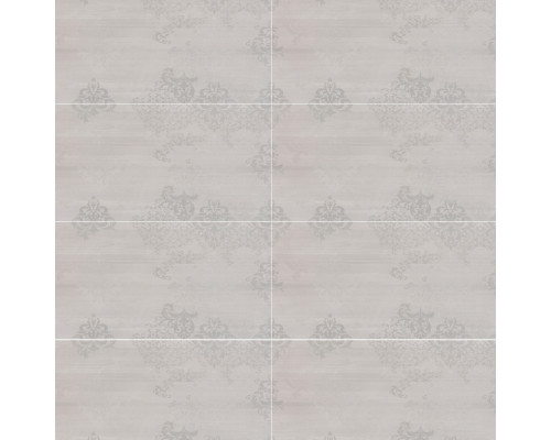 Плитка декор Cersanit Grey Shades узор белая 598x298x9 мм