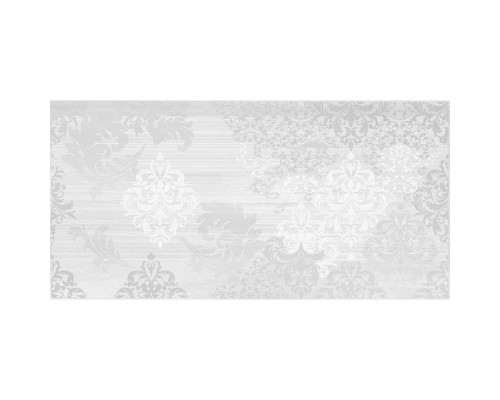 Плитка декор Cersanit Grey Shades узор белая 598x298x9 мм
