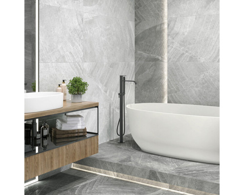 Керамогранит New Trend Rock светло-серый карвинг 600x600x9,5 мм