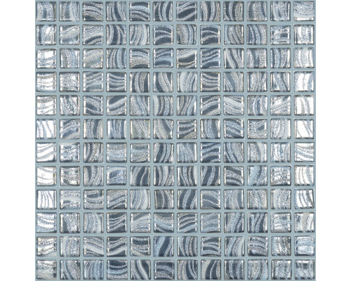 Стеклянная мозаика Glitter 7800 Glitter Blue 25x25