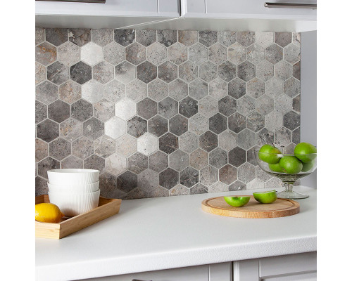 Мозаика, нат. мрамор Hex HEXAGON VLgP 64x74
