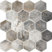 Мозаика, нат. мрамор Hex HEXAGON VLgP 64x74