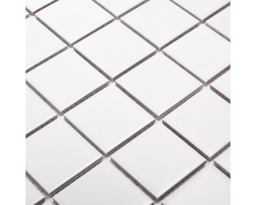 Мозаика Starmosaic White Matt белая керамическая 306х306х6 мм матовая