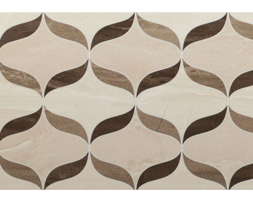 ETHEREAL Brown-L.Beige Geometric Decor Mix Glossy 30x60 K927965
