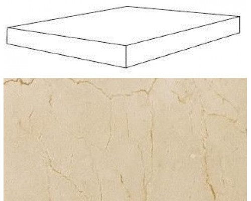 S.S. Cream Scalino laterale dx 33x60 / С.С. Крим Ступень Угловая 33х60 Пс