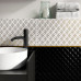 Плитка облицовочная Cersanit Deco белый рельеф 598x298x9 мм