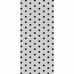 Плитка декор Cersanit Evolution точки черно-белая 440x200x8,5 мм