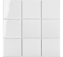 Мозаика Starmosaic белая керамическая 300х300х6 мм глянцевая