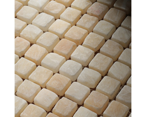 Мозаика Mir Mosaic Natural Adriatica бежевая из натурального камня 305х305х7 мм глянцевая