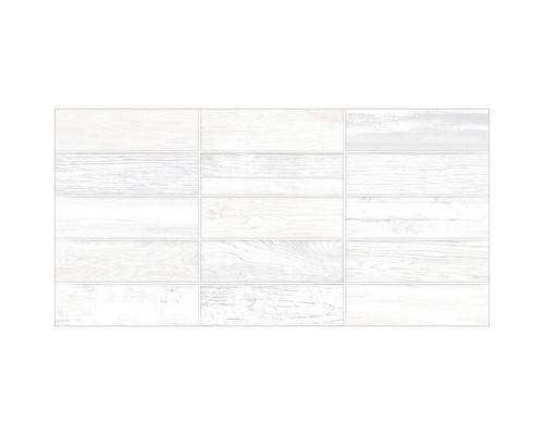 Плитка облицовочная New Trend Congo белая кирпич 600x300x9 мм
