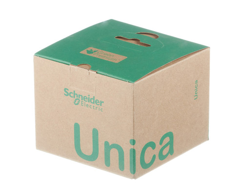 Терморегулятор для теплого пола Schneider Electric Unica NEW NU550344 скрытая установка бежевый с выносным датчиком