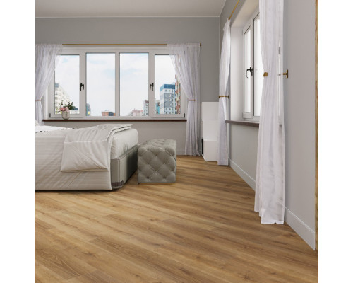 Плитка кварцвиниловая Alta-Step Perfecto дуб желтый замковая 2,6309 кв.м 5 мм с фаской с подложкой IXPE