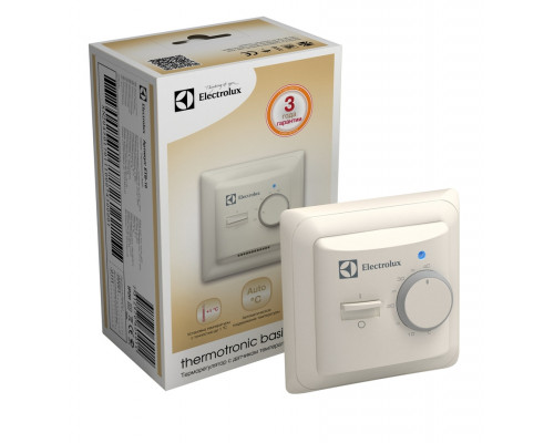 Терморегулятор механический программируемый Electrolux Thermotronic Basic слоновая кость
