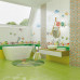 Плитка облицовочная Нефрит Керамика Kids белая 400x200x8 мм