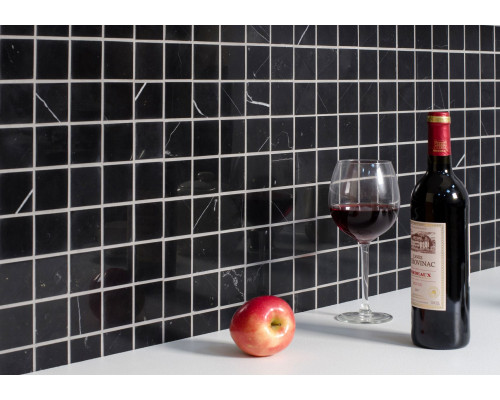 Мозаика, нат. мрамор Classic BLACK POLISHED 48x48