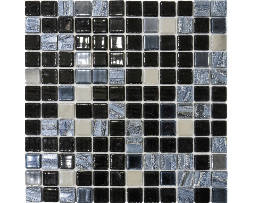 Мозаика Astra Black Mix (на сетке) Astra BLACK MIX