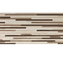 ETHEREAL Brown-L.Beige Geometric Lines Decor Mix Glossy 30x60 K928046