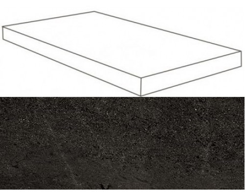 W. Dark Scalino Angolare SX 30x60 Lap/В. Дарк Ступень Угловая Лаппато 33х60 Лс