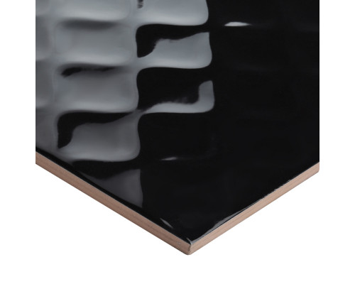 Плитка облицовочная Cersanit Deco черная 598x298x9 мм