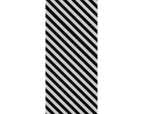 Плитка декор Cersanit Evolution диагонали черно-белая 440x200x8,5 мм