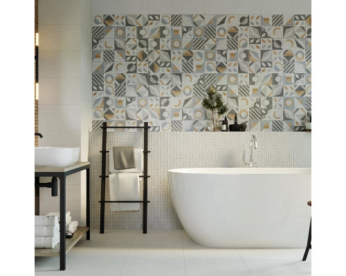Плитка облицовочная Gracia Ceramica Supreme серая 600x250x9 мм