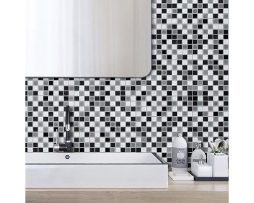 Мозаика Mir Mosaic Natural Color palette микс стеклянная 300х300х4 мм глянцевая