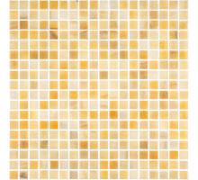 Мозаика Mir Mosaic Natural Adriatica желтая из натурального камня 305х305х7 мм глянцевая